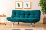 Canapea extensibilă 3 locuri Misa, Diverse culori, 175x52x40 cm - Verde petrol | SKU: 859FTN2803 | Canapea extensibilă 3 locuri Misa, 175x52x40 cm, varianta Verde petrol, produs pentru amenajarea locuinței, disponibil online în România la CasaMob