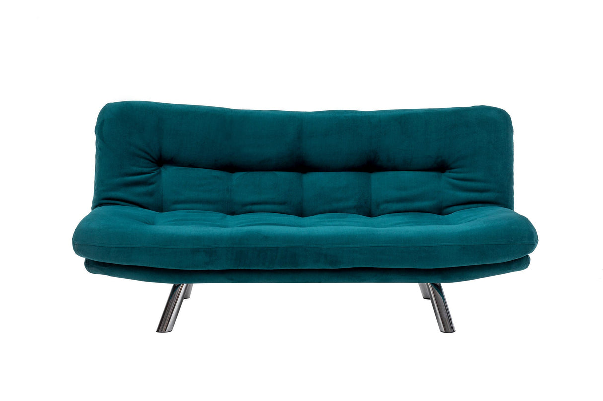 Canapea extensibilă 3 locuri Misa, Diverse culori, 175x52x40 cm - Verde petrol | SKU: 859FTN2803 | Canapea extensibilă 3 locuri Misa, 175x52x40 cm, varianta Verde petrol, produs pentru amenajarea locuinței, disponibil online în România la CasaMob