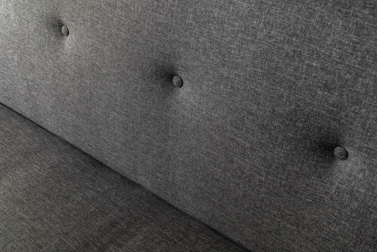 Canapea extensibilă 3 locuri Zola, Diverse culori, 180x78x55 cm - Gri închis | SKU: 859FTN2817 | Canapea extensibilă 3 locuri Zola, 180x78x55 cm, varianta Gri închis, produs pentru amenajarea locuinței, disponibil online în România la CasaMob