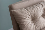 Fotoliu extensibil Sando v2 Single, Crem, 60x50x41 cm