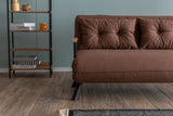 Canapea extensibilă 2 locuri Sando, Diverse culori, 133x50x41 cm - Maro deschis | SKU: 859FTN2826 | Canapea extensibilă 2 locuri Sando, 133x50x41 cm, varianta Maro deschis, produs pentru amenajarea locuinței, disponibil online în România la CasaMob