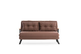Canapea extensibilă 2 locuri Sando, Diverse culori, 133x50x41 cm - Maro deschis | SKU: 859FTN2826 | Canapea extensibilă 2 locuri Sando, 133x50x41 cm, varianta Maro deschis, produs pentru amenajarea locuinței, disponibil online în România la CasaMob