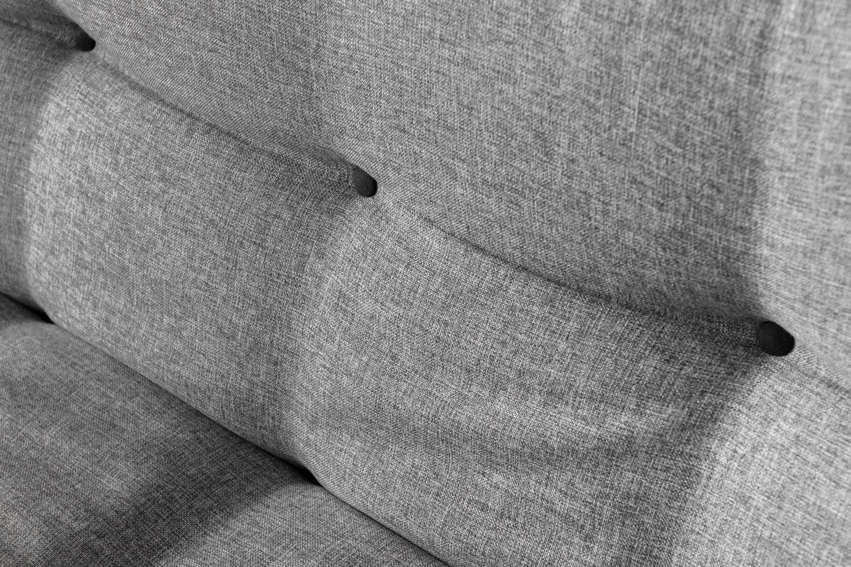 Canapea extensibilă 3 locuri Misa, Diverse culori, 175x52x40 cm - Gri deschis | SKU: 859FTN2827 | Canapea extensibilă 3 locuri Misa, 175x52x40 cm, varianta Gri deschis, produs pentru amenajarea locuinței, disponibil online în România la CasaMob