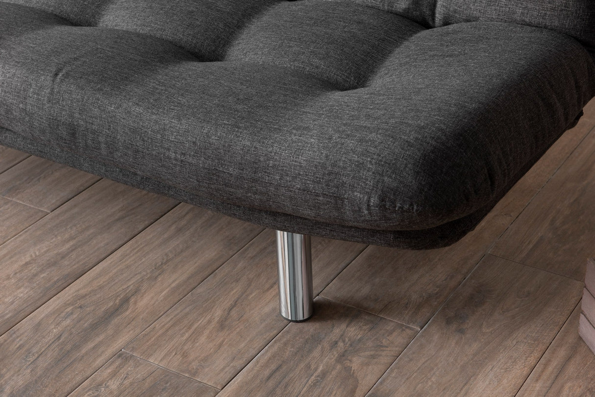 Canapea extensibilă 3 locuri Misa, Diverse culori, 175x52x40 cm - Gri închis | SKU: 859FTN2828 | Canapea extensibilă 3 locuri Misa, 175x52x40 cm, varianta Gri închis, produs pentru amenajarea locuinței, disponibil online în România la CasaMob