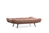 Canapea extensibilă 3 locuri Misa, Diverse culori, 175x52x40 cm - Maro deschis | SKU: 859FTN2830 | Canapea extensibilă 3 locuri Misa, 175x52x40 cm, varianta Maro deschis, produs pentru amenajarea locuinței, disponibil online în România la CasaMob