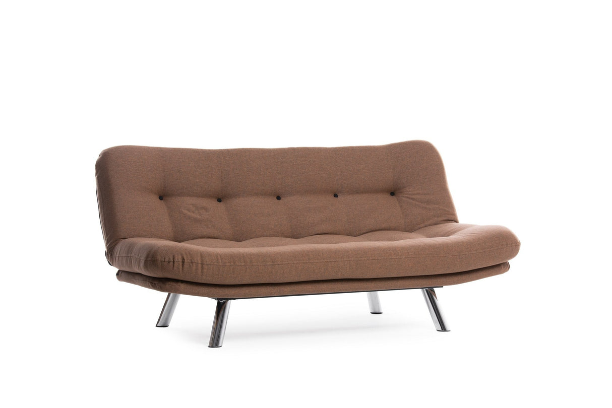 Canapea extensibilă 3 locuri Misa, Diverse culori, 175x52x40 cm - Maro deschis | SKU: 859FTN2830 | Canapea extensibilă 3 locuri Misa, 175x52x40 cm, varianta Maro deschis, produs pentru amenajarea locuinței, disponibil online în România la CasaMob