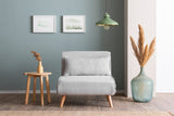 Fotoliu extensibil Folde Single - Teddy Fabric, Diverse culori, Diverse dimensiuni - Gri - 80x80x79 cm | SKU: 859FTN2831 | Fotoliu extensibil Folde Single - Teddy Fabric, varianta Gri - 80x80x79 cm, produs pentru amenajarea locuinței, disponibil online în România la CasaMob