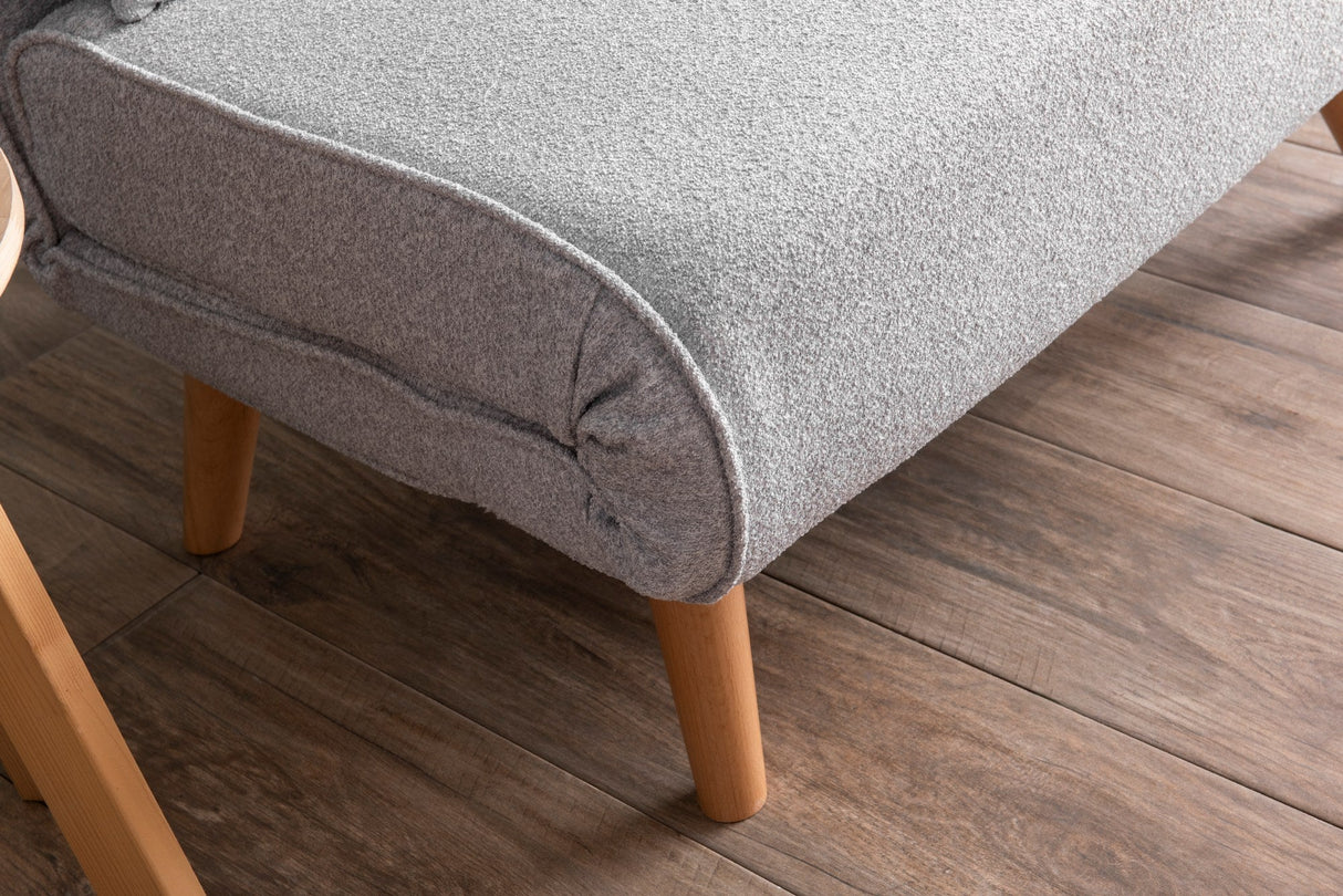 Fotoliu extensibil Folde Single - Teddy Fabric, Diverse culori, Diverse dimensiuni - Gri - 80x80x79 cm | SKU: 859FTN2831 | Fotoliu extensibil Folde Single - Teddy Fabric, varianta Gri - 80x80x79 cm, produs pentru amenajarea locuinței, disponibil online în România la CasaMob