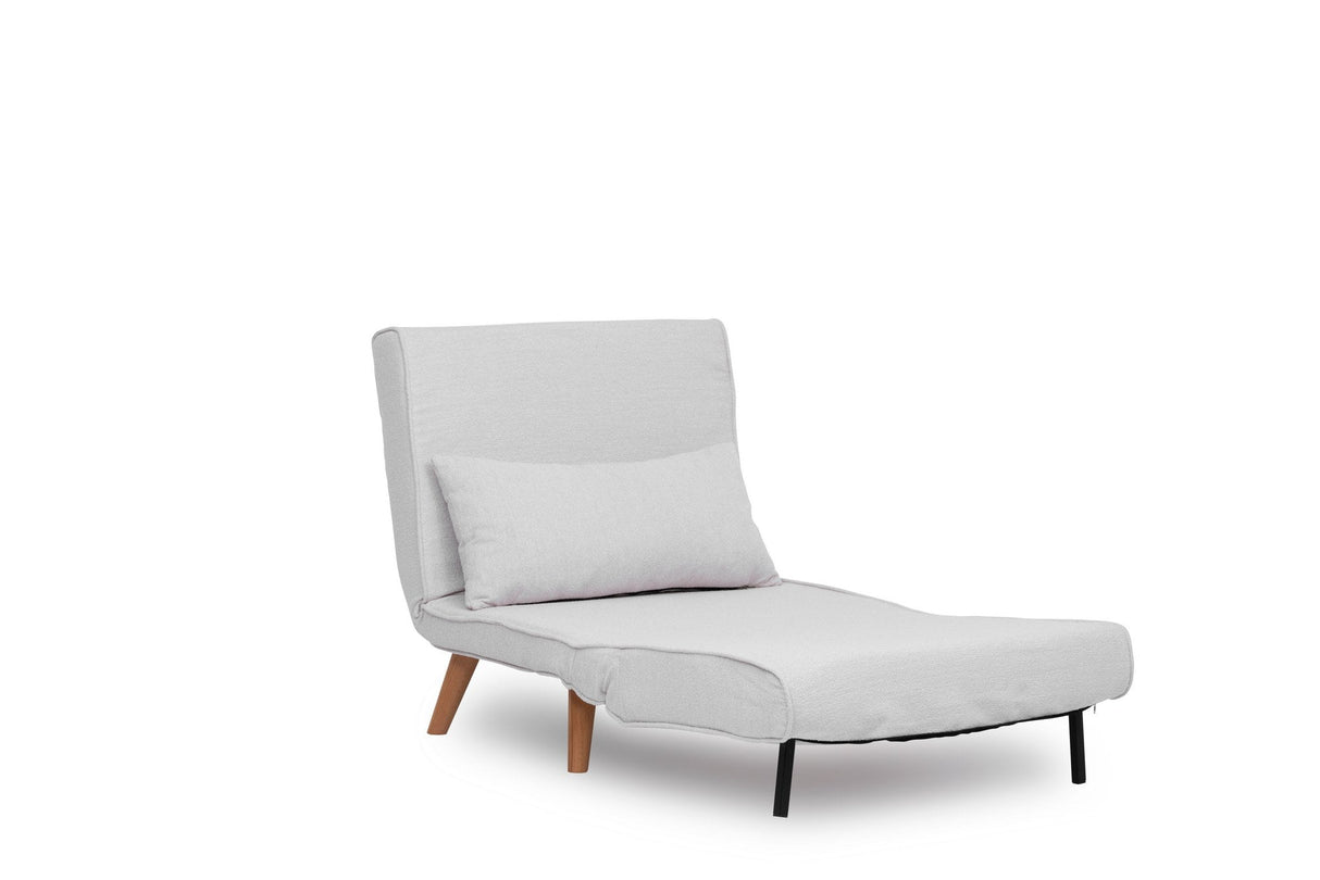 Fotoliu extensibil Folde Single - Teddy Fabric, Diverse culori, Diverse dimensiuni - Alb - 80x50x42 cm | SKU: 859FTN2832 | Fotoliu extensibil Folde Single - Teddy Fabric, varianta Alb - 80x50x42 cm, produs pentru amenajarea locuinței, disponibil online în România la CasaMob