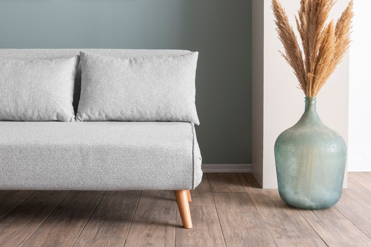 Canapea extensibilă 2 locuri Folde, Teddy, Diverse culori, 120x80x42 cm - Gri deschis | SKU: 859FTN2833 | Canapea extensibilă 2 locuri Folde, Teddy, 120x80x42 cm, varianta Gri deschis, produs pentru amenajarea locuinței, disponibil online în România la CasaMob