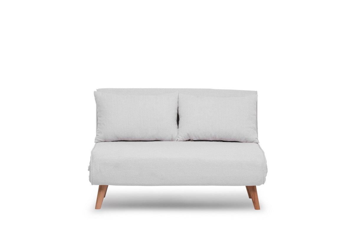 Canapea extensibilă 2 locuri Folde, Teddy, Diverse culori, 120x80x42 cm - Alb | SKU: 859FTN2834 | Canapea extensibilă 2 locuri Folde, Teddy, 120x80x42 cm, varianta Alb, produs pentru amenajarea locuinței, disponibil online în România la CasaMob