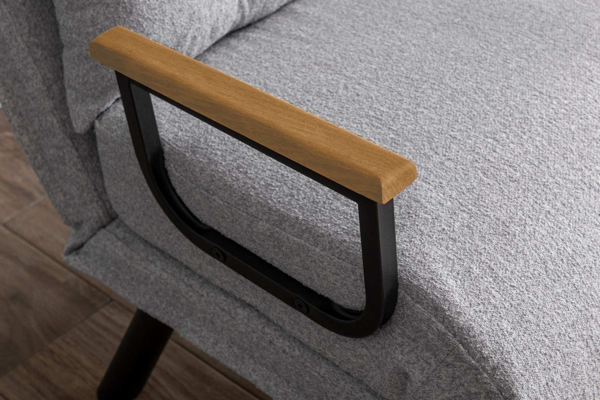 Fotoliu extensibil Sando Single - Teddy Fabric, Diverse culori, 67x50x41 cm - Gri | SKU: 859FTN2835 | Fotoliu extensibil Sando Single - Teddy Fabric, 67x50x41 cm, varianta Gri, produs pentru amenajarea locuinței, disponibil online în România la CasaMob