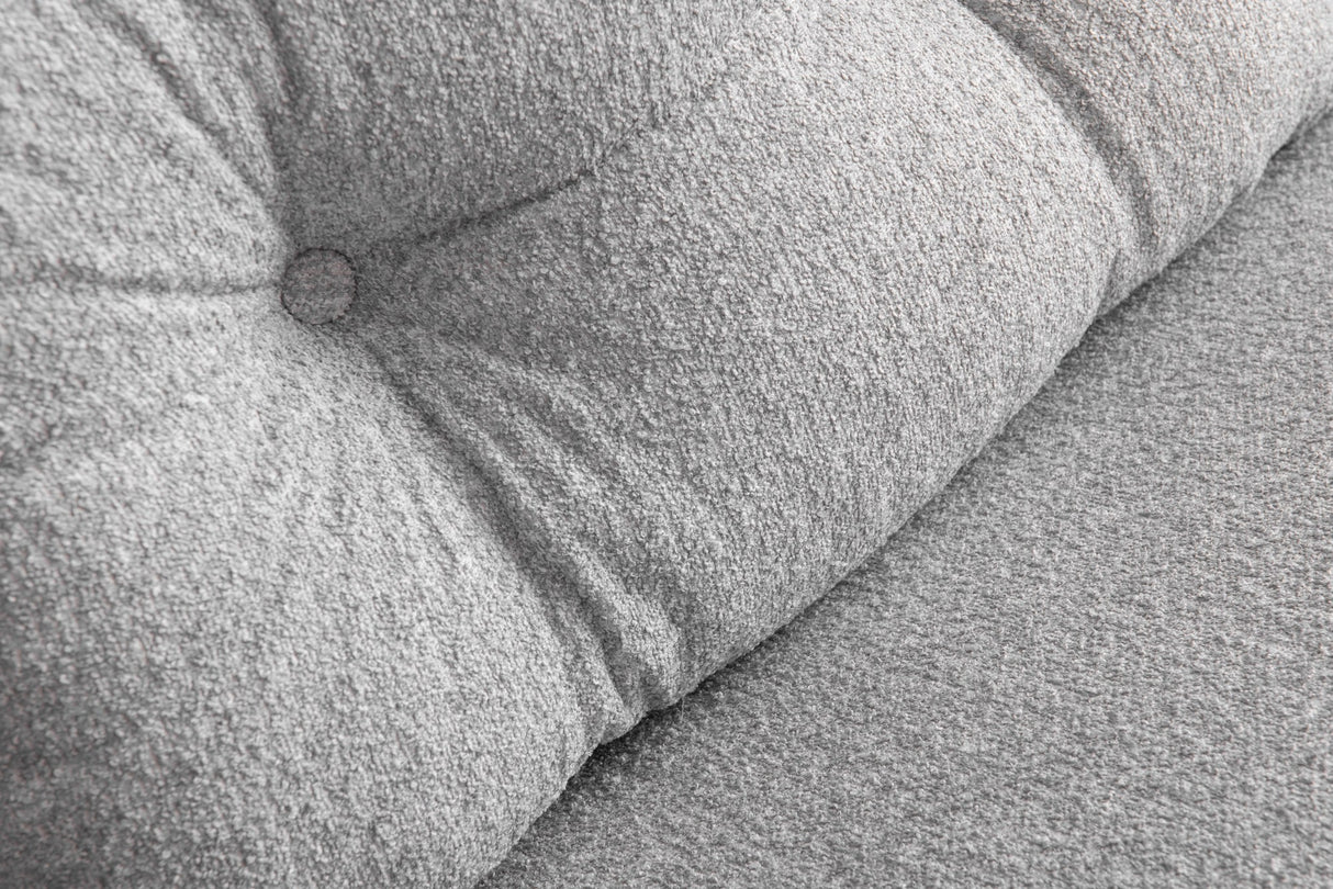 Canapea extensibilă 2 locuri Sando, Teddy, Diverse culori, 133x50x41 cm - Gri deschis | SKU: 859FTN2837 | Canapea extensibilă 2 locuri Sando, Teddy, 133x50x41 cm, varianta Gri deschis, produs pentru amenajarea locuinței, disponibil online în România la CasaMob