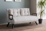 Canapea extensibilă 2 locuri Sando, Teddy, Diverse culori, 133x50x41 cm - Alb | SKU: 859FTN2838 | Canapea extensibilă 2 locuri Sando, Teddy, 133x50x41 cm, varianta Alb, produs pentru amenajarea locuinței, disponibil online în România la CasaMob