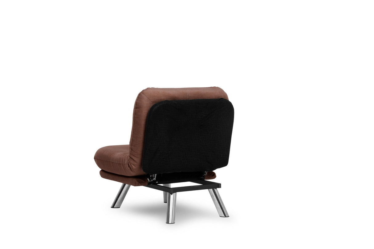 Fotoliu extensibil Misa Small Solo, Diverse culori, 70x52x40 cm - Maro deschis | SKU: 859FTN2842 | Fotoliu extensibil Misa Small Solo, 70x52x40 cm, varianta Maro deschis, produs pentru amenajarea locuinței, disponibil online în România la CasaMob