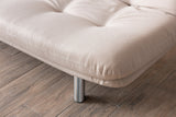 Canapea extensibilă 3 locuri Misa, Versiunea 3, Crem, 175x52x40 cm