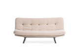Canapea extensibilă 3 locuri Misa, Versiunea 3, Crem, 175x52x40 cm