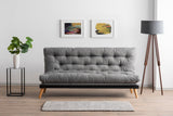 Canapea extensibilă 3 locuri Saki, Diverse culori, 185x43x48 cm - Gri deschis | SKU: 859FTN2847 | Canapea extensibilă 3 locuri Saki, 185x43x48 cm, varianta Gri deschis, produs pentru amenajarea locuinței, disponibil online în România la CasaMob