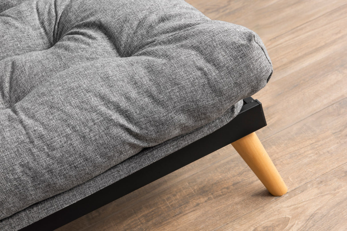 Canapea extensibilă 3 locuri Saki, Diverse culori, 185x43x48 cm - Gri deschis | SKU: 859FTN2847 | Canapea extensibilă 3 locuri Saki, 185x43x48 cm, varianta Gri deschis, produs pentru amenajarea locuinței, disponibil online în România la CasaMob