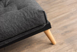 Canapea extensibilă 3 locuri Saki, Diverse culori, 185x43x48 cm - Gri închis | SKU: 859FTN2848 | Canapea extensibilă 3 locuri Saki, 185x43x48 cm, varianta Gri închis, produs pentru amenajarea locuinței, disponibil online în România la CasaMob
