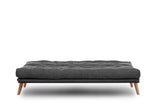 Canapea extensibilă 3 locuri Saki, Diverse culori, 185x43x48 cm - Gri închis | SKU: 859FTN2848 | Canapea extensibilă 3 locuri Saki, 185x43x48 cm, varianta Gri închis, produs pentru amenajarea locuinței, disponibil online în România la CasaMob