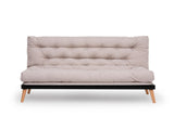 Canapea extensibilă 3 locuri Saki, Diverse culori, 185x43x48 cm - Crem | SKU: 859FTN2849 | Canapea extensibilă 3 locuri Saki, 185x43x48 cm, varianta Crem, produs pentru amenajarea locuinței, disponibil online în România la CasaMob