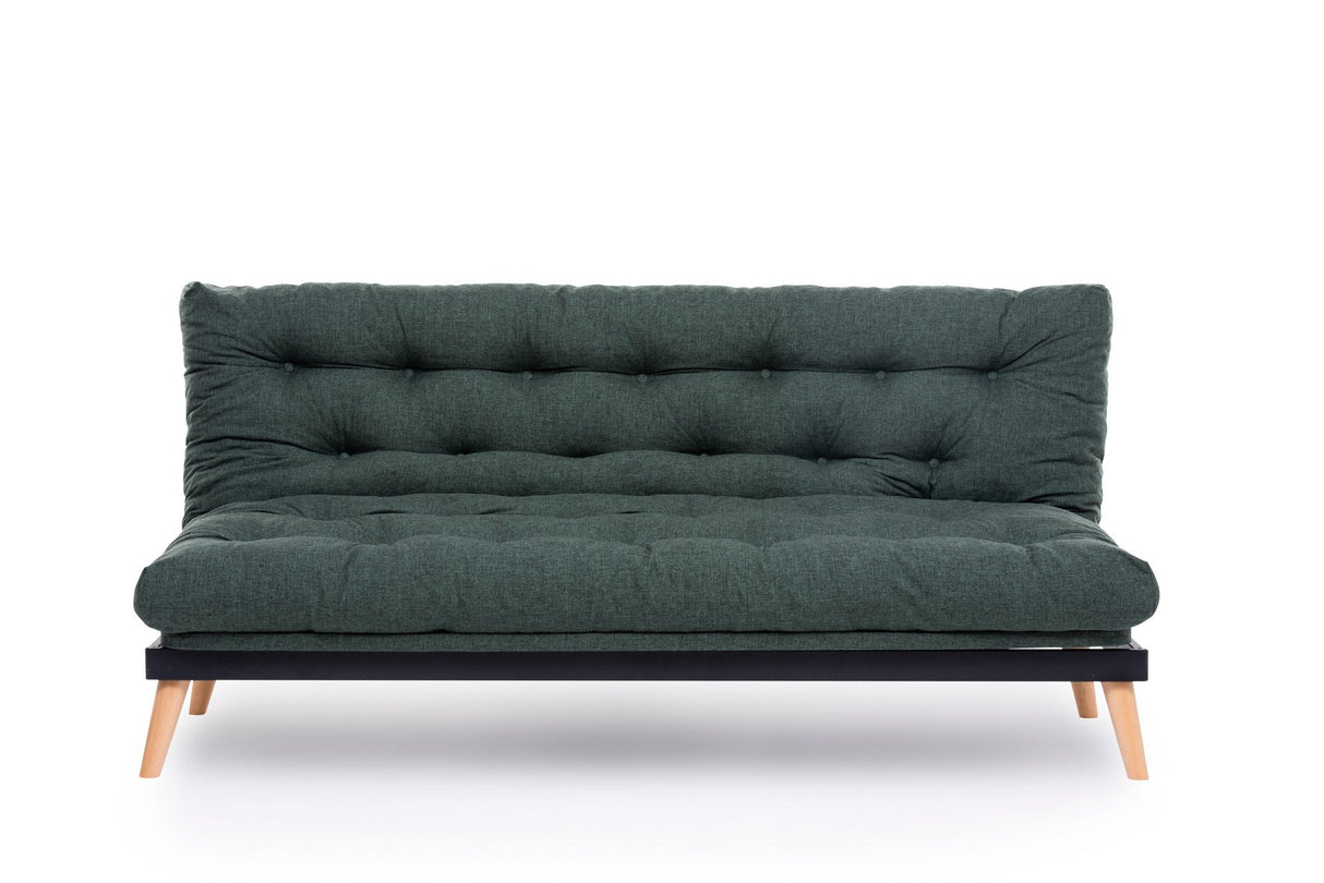 Canapea extensibilă 3 locuri Saki, Diverse culori, 185x43x48 cm - Verde | SKU: 859FTN2850 | Canapea extensibilă 3 locuri Saki, 185x43x48 cm, varianta Verde, produs pentru amenajarea locuinței, disponibil online în România la CasaMob