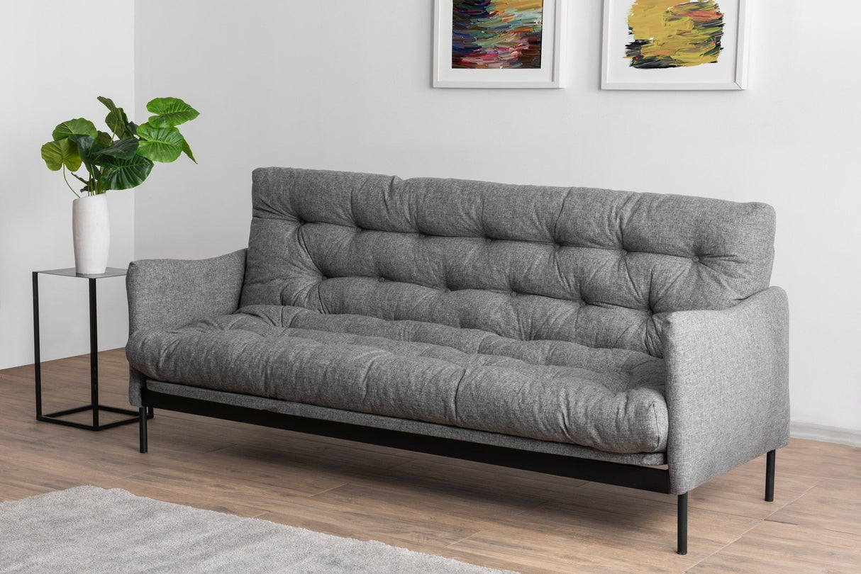 Canapea extensibilă 3 locuri Renge, Diverse culori, 200x43x48 cm - Gri deschis | SKU: 859FTN2851 | Canapea extensibilă 3 locuri Renge, 200x43x48 cm, varianta Gri deschis, produs pentru amenajarea locuinței, disponibil online în România la CasaMob