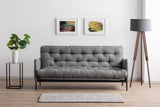 Canapea extensibilă 3 locuri Renge, Diverse culori, 200x43x48 cm - Gri deschis | SKU: 859FTN2851 | Canapea extensibilă 3 locuri Renge, 200x43x48 cm, varianta Gri deschis, produs pentru amenajarea locuinței, disponibil online în România la CasaMob