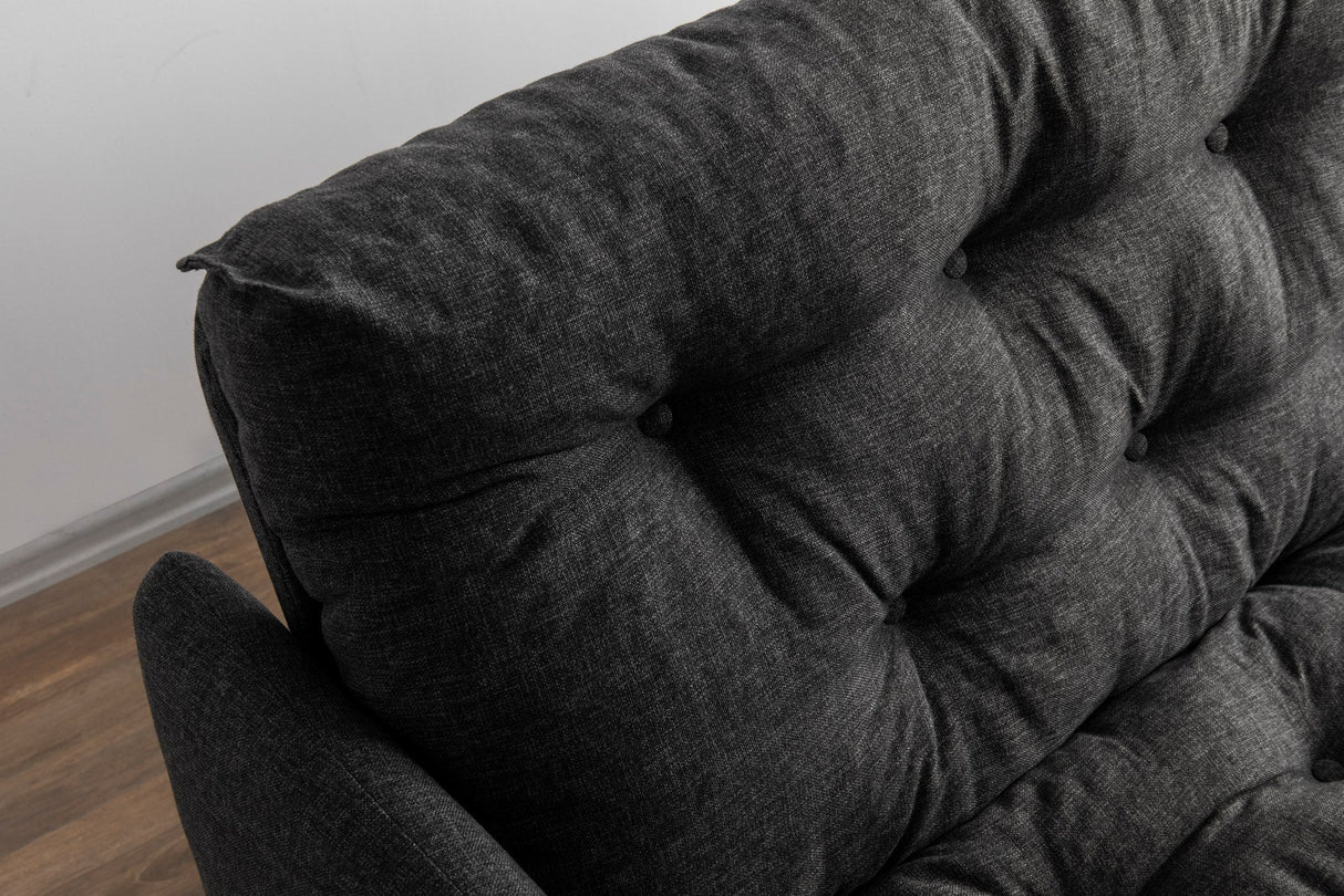 Canapea extensibilă 3 locuri Renge, Diverse culori, 200x43x48 cm - Gri închis | SKU: 859FTN2852 | Canapea extensibilă 3 locuri Renge, 200x43x48 cm, varianta Gri închis, produs pentru amenajarea locuinței, disponibil online în România la CasaMob