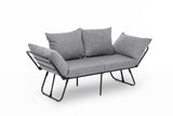 Canapea extensibilă 2 locuri Viper, Diverse culori, 150x60x78 cm - Gri deschis | SKU: 859FTN2857 | Canapea extensibilă 2 locuri Viper, 150x60x78 cm, varianta Gri deschis, produs pentru amenajarea locuinței, disponibil online în România la CasaMob