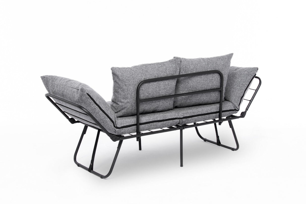 Canapea extensibilă 2 locuri Viper, Diverse culori, 150x60x78 cm - Gri deschis | SKU: 859FTN2857 | Canapea extensibilă 2 locuri Viper, 150x60x78 cm, varianta Gri deschis, produs pentru amenajarea locuinței, disponibil online în România la CasaMob