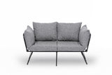 Canapea extensibilă 2 locuri Viper, Diverse culori, 150x60x78 cm - Gri deschis | SKU: 859FTN2857 | Canapea extensibilă 2 locuri Viper, 150x60x78 cm, varianta Gri deschis, produs pentru amenajarea locuinței, disponibil online în România la CasaMob