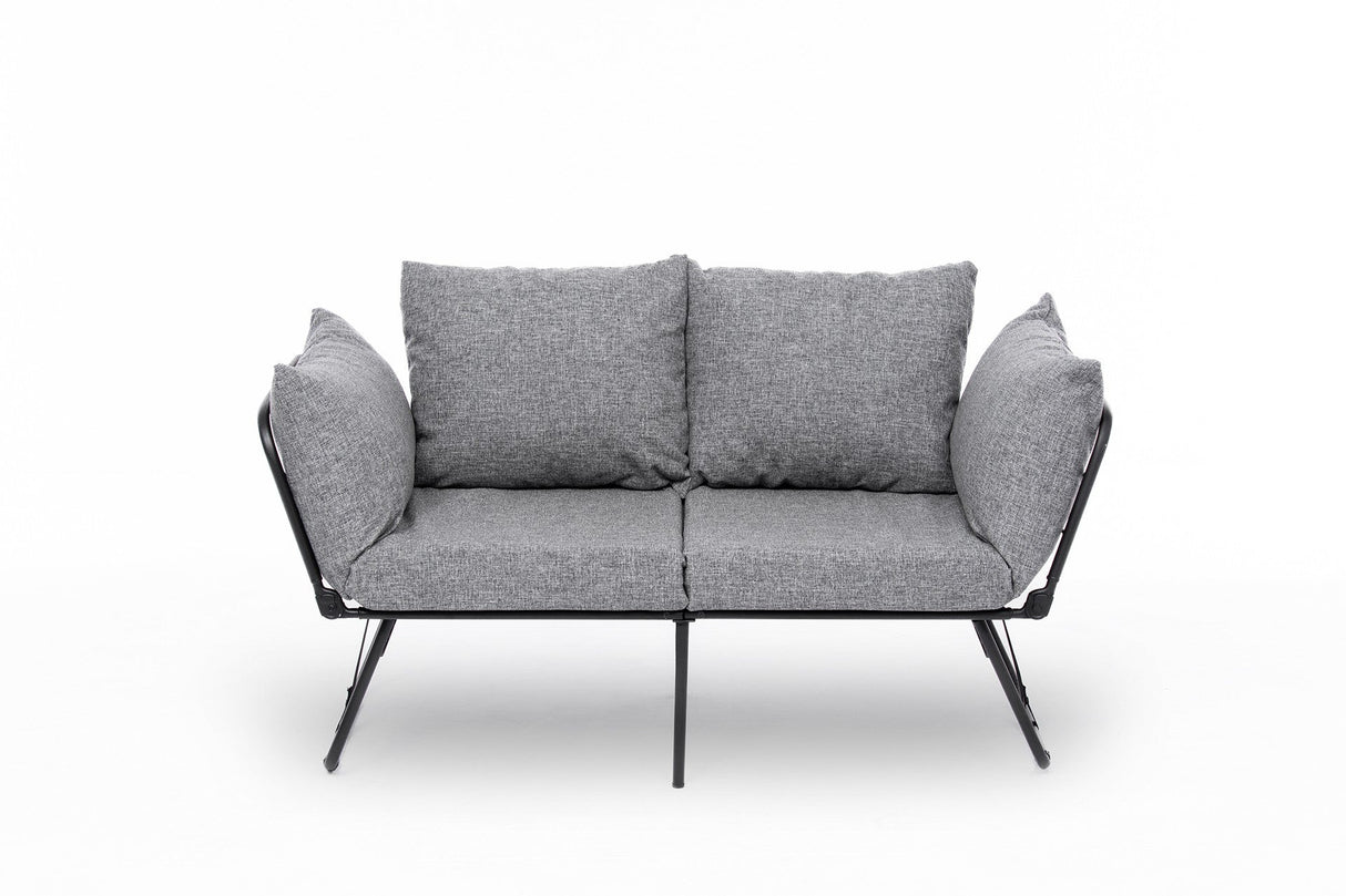 Canapea extensibilă 2 locuri Viper, Diverse culori, 150x60x78 cm - Gri deschis | SKU: 859FTN2857 | Canapea extensibilă 2 locuri Viper, 150x60x78 cm, varianta Gri deschis, produs pentru amenajarea locuinței, disponibil online în România la CasaMob