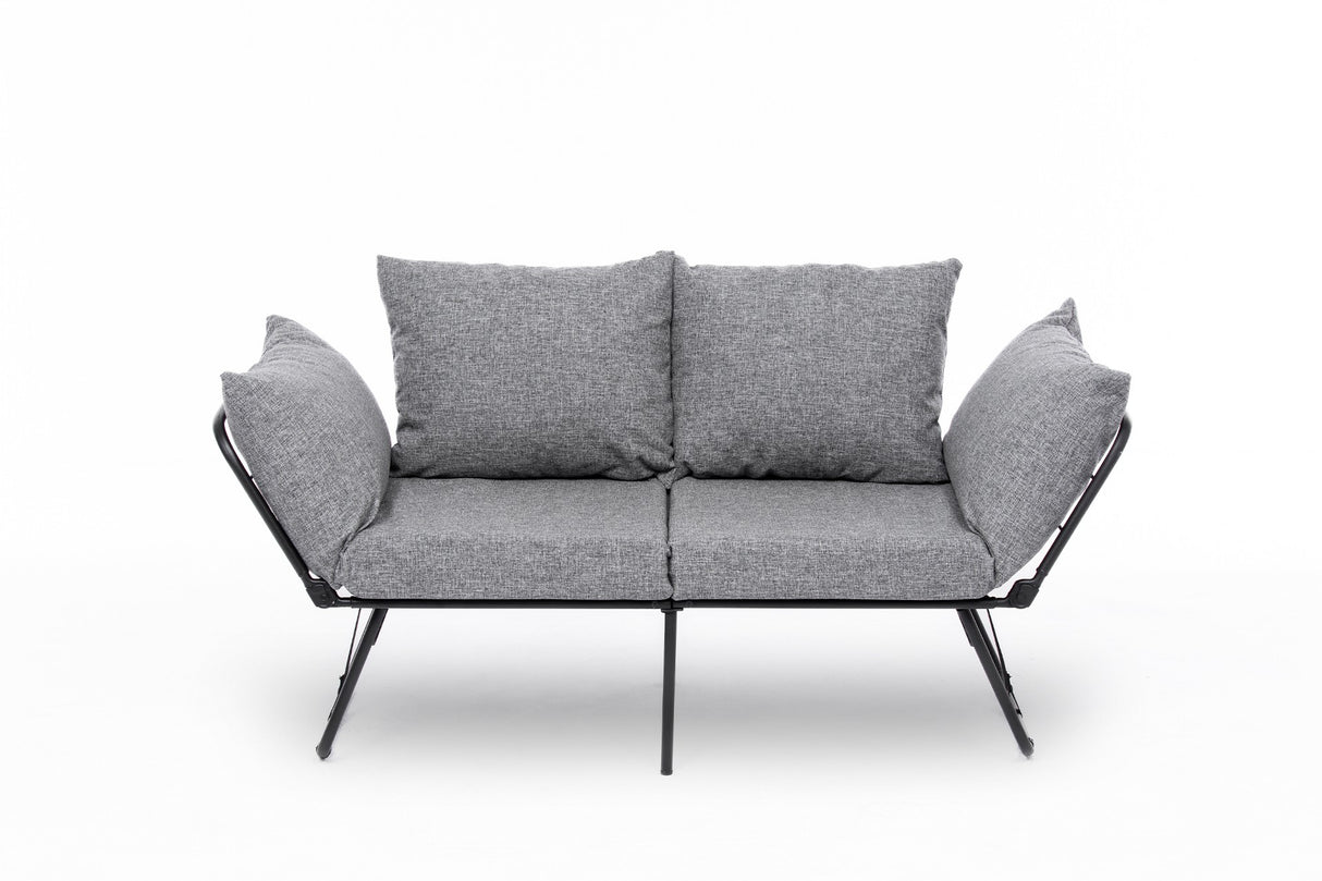 Canapea extensibilă 2 locuri Viper, Diverse culori, 150x60x78 cm - Gri deschis | SKU: 859FTN2857 | Canapea extensibilă 2 locuri Viper, 150x60x78 cm, varianta Gri deschis, produs pentru amenajarea locuinței, disponibil online în România la CasaMob