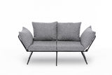 Canapea extensibilă 2 locuri Viper, Diverse culori, 150x60x78 cm - Gri deschis | SKU: 859FTN2857 | Canapea extensibilă 2 locuri Viper, 150x60x78 cm, varianta Gri deschis, produs pentru amenajarea locuinței, disponibil online în România la CasaMob