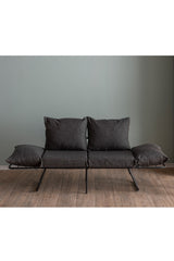 Canapea extensibilă 2 locuri Viper, Diverse culori, 150x60x78 cm - Gri închis | SKU: 859FTN2858 | Canapea extensibilă 2 locuri Viper, 150x60x78 cm, varianta Gri închis, produs pentru amenajarea locuinței, disponibil online în România la CasaMob