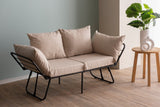 Canapea extensibilă 2 locuri Viper, Diverse culori, 150x60x78 cm - Crem | SKU: 859FTN2859 | Canapea extensibilă 2 locuri Viper, 150x60x78 cm, varianta Crem, produs pentru amenajarea locuinței, disponibil online în România la CasaMob