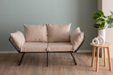Canapea extensibilă 2 locuri Viper, Diverse culori, 150x60x78 cm - Crem | SKU: 859FTN2859 | Canapea extensibilă 2 locuri Viper, 150x60x78 cm, varianta Crem, produs pentru amenajarea locuinței, disponibil online în România la CasaMob