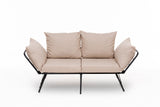 Canapea extensibilă 2 locuri Viper, Diverse culori, 150x60x78 cm - Crem | SKU: 859FTN2859 | Canapea extensibilă 2 locuri Viper, 150x60x78 cm, varianta Crem, produs pentru amenajarea locuinței, disponibil online în România la CasaMob