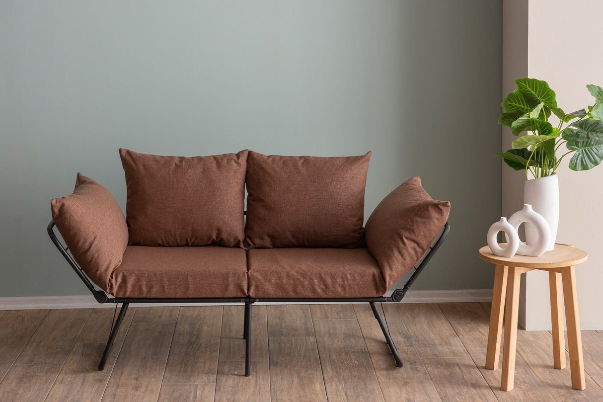 Canapea extensibilă 2 locuri Viper, Diverse culori, 150x60x78 cm - Maro deschis | SKU: 859FTN2860 | Canapea extensibilă 2 locuri Viper, 150x60x78 cm, varianta Maro deschis, produs pentru amenajarea locuinței, disponibil online în România la CasaMob