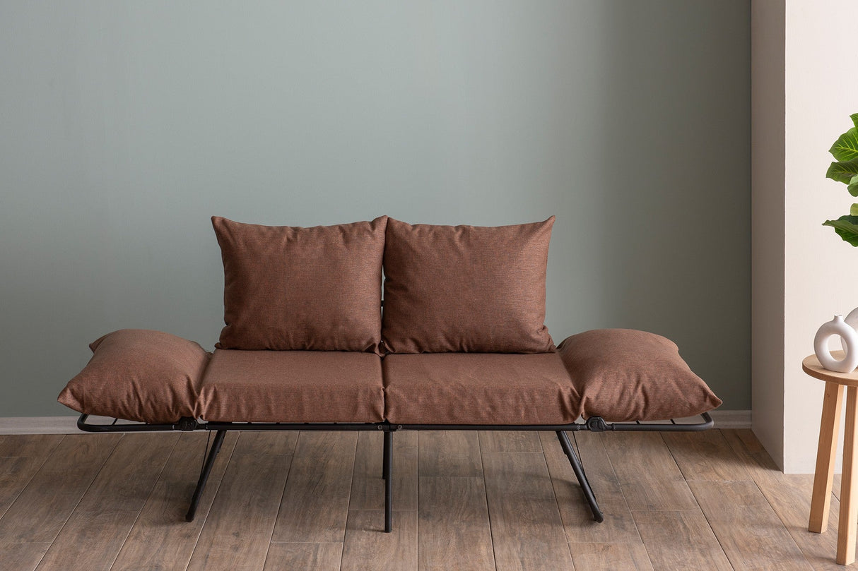 Canapea extensibilă 2 locuri Viper, Diverse culori, 150x60x78 cm - Maro deschis | SKU: 859FTN2860 | Canapea extensibilă 2 locuri Viper, 150x60x78 cm, varianta Maro deschis, produs pentru amenajarea locuinței, disponibil online în România la CasaMob