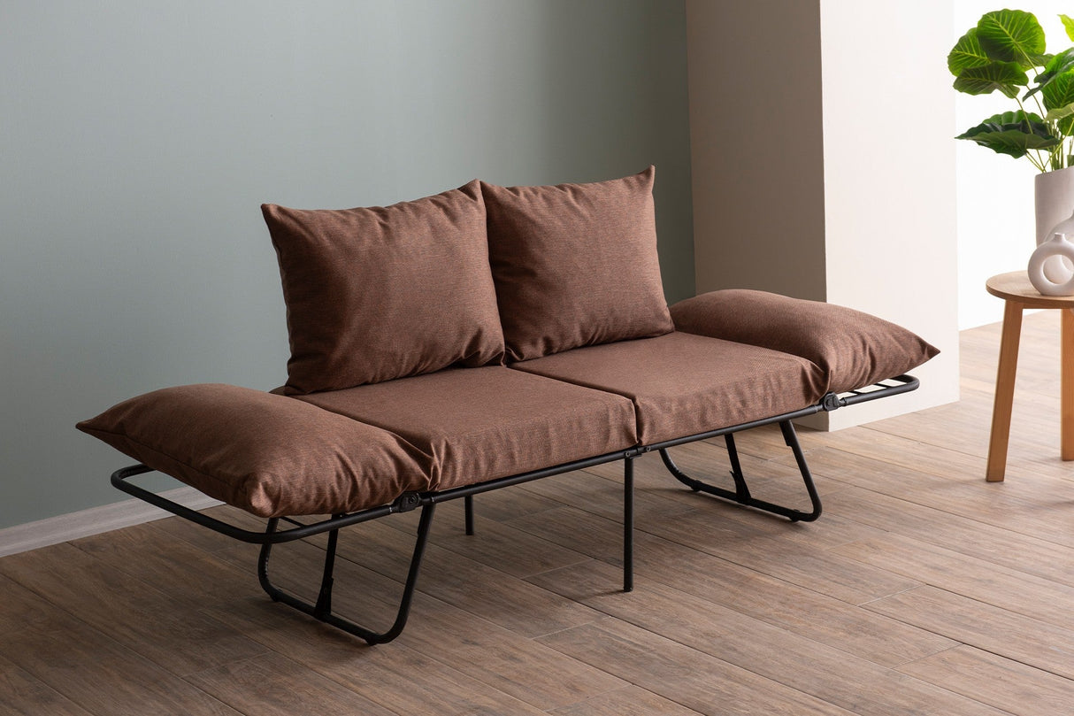 Canapea extensibilă 2 locuri Viper, Diverse culori, 150x60x78 cm - Maro deschis | SKU: 859FTN2860 | Canapea extensibilă 2 locuri Viper, 150x60x78 cm, varianta Maro deschis, produs pentru amenajarea locuinței, disponibil online în România la CasaMob
