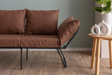 Canapea extensibilă 2 locuri Viper, Diverse culori, 150x60x78 cm - Maro deschis | SKU: 859FTN2860 | Canapea extensibilă 2 locuri Viper, 150x60x78 cm, varianta Maro deschis, produs pentru amenajarea locuinței, disponibil online în România la CasaMob