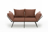 Canapea extensibilă 2 locuri Viper, Diverse culori, 150x60x78 cm - Maro deschis | SKU: 859FTN2860 | Canapea extensibilă 2 locuri Viper, 150x60x78 cm, varianta Maro deschis, produs pentru amenajarea locuinței, disponibil online în România la CasaMob