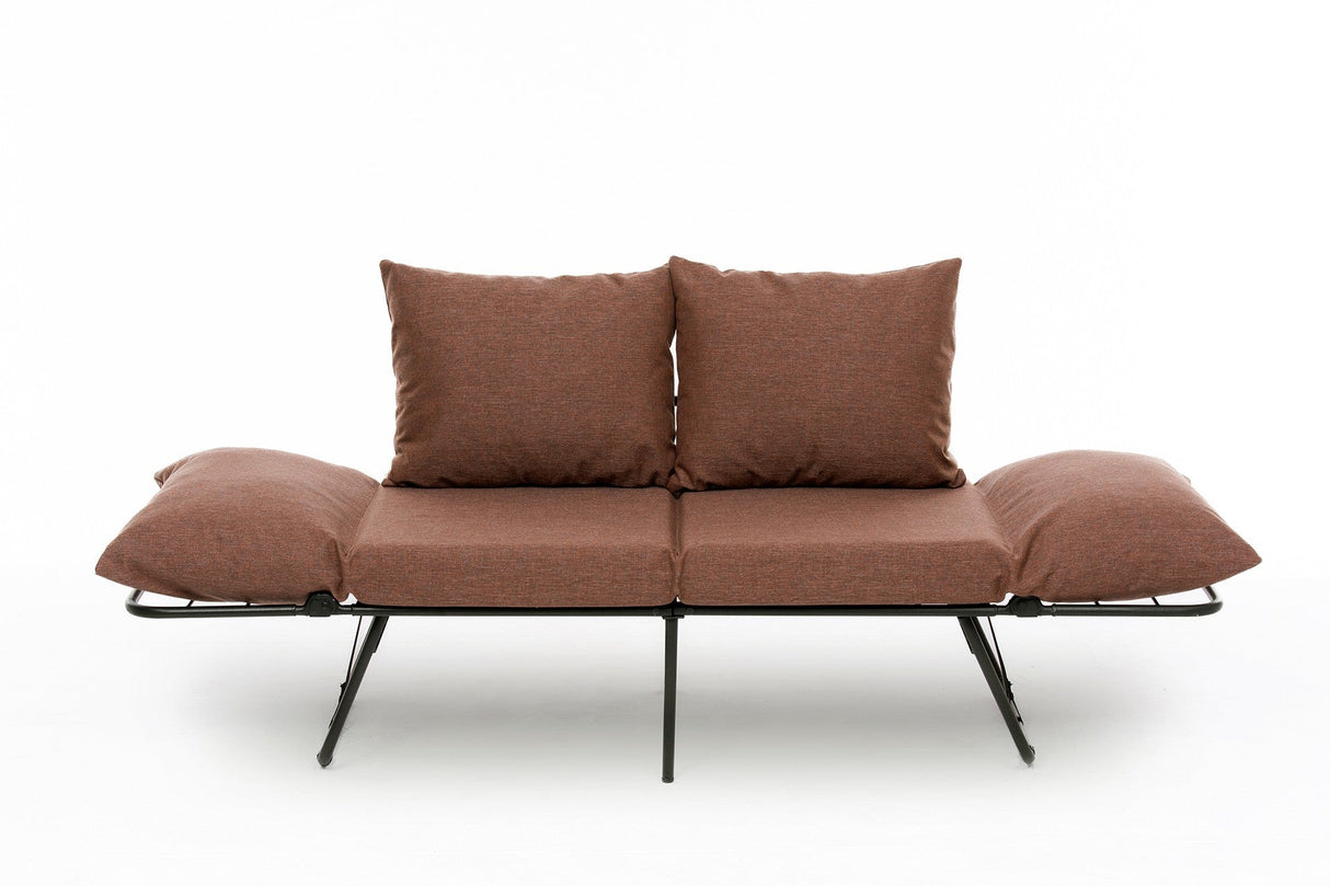 Canapea extensibilă 2 locuri Viper, Diverse culori, 150x60x78 cm - Maro deschis | SKU: 859FTN2860 | Canapea extensibilă 2 locuri Viper, 150x60x78 cm, varianta Maro deschis, produs pentru amenajarea locuinței, disponibil online în România la CasaMob
