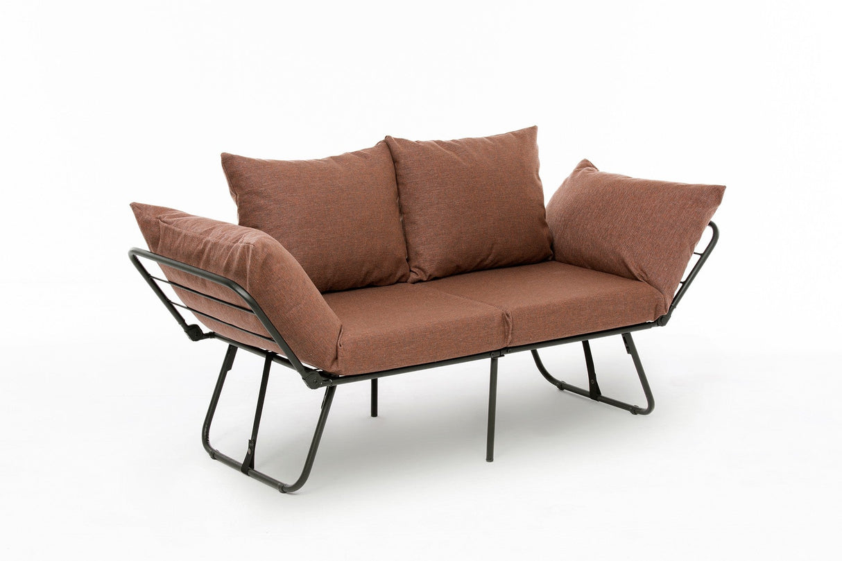 Canapea extensibilă 2 locuri Viper, Diverse culori, 150x60x78 cm - Maro deschis | SKU: 859FTN2860 | Canapea extensibilă 2 locuri Viper, 150x60x78 cm, varianta Maro deschis, produs pentru amenajarea locuinței, disponibil online în România la CasaMob