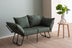 Verde | SKU: 859FTN2861 | Canapea extensibilă 2 locuri Viper, 150x60x78 cm, varianta Verde, produs pentru amenajarea locuinței, disponibil online în România la CasaMob