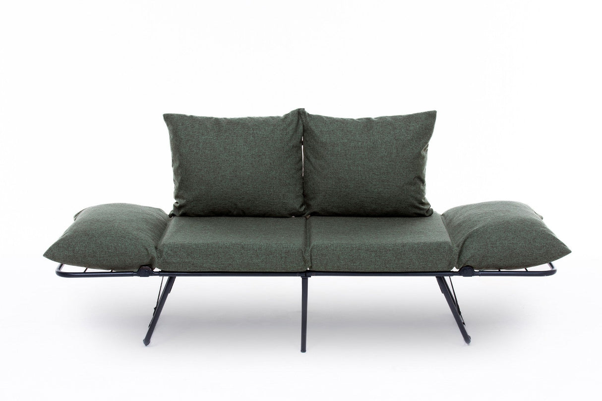 Canapea extensibilă 2 locuri Viper, Diverse culori, 150x60x78 cm - Verde | SKU: 859FTN2861 | Canapea extensibilă 2 locuri Viper, 150x60x78 cm, varianta Verde, produs pentru amenajarea locuinței, disponibil online în România la CasaMob
