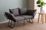 Canapea extensibilă 2 locuri Viper, Diverse culori, 150x60x78 cm - Gri mediu | SKU: 859FTN2862 | Canapea extensibilă 2 locuri Viper, 150x60x78 cm, varianta Gri mediu, produs pentru amenajarea locuinței, disponibil online în România la CasaMob